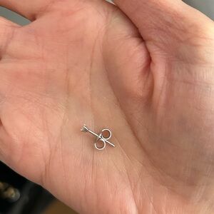 Ring Concierge Tiny 14K White gold Diamond Single Stud